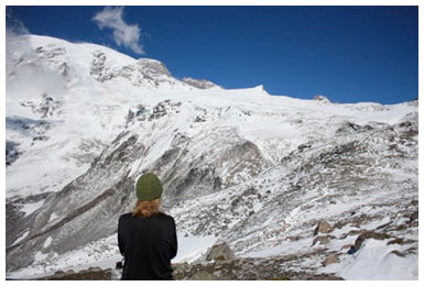 Missie Thurston on Mt. Rainier